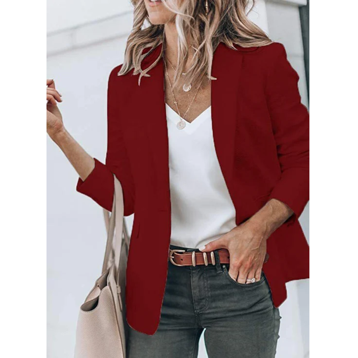 Erma | Sophisticated Fitted Tailored Classic Blazer