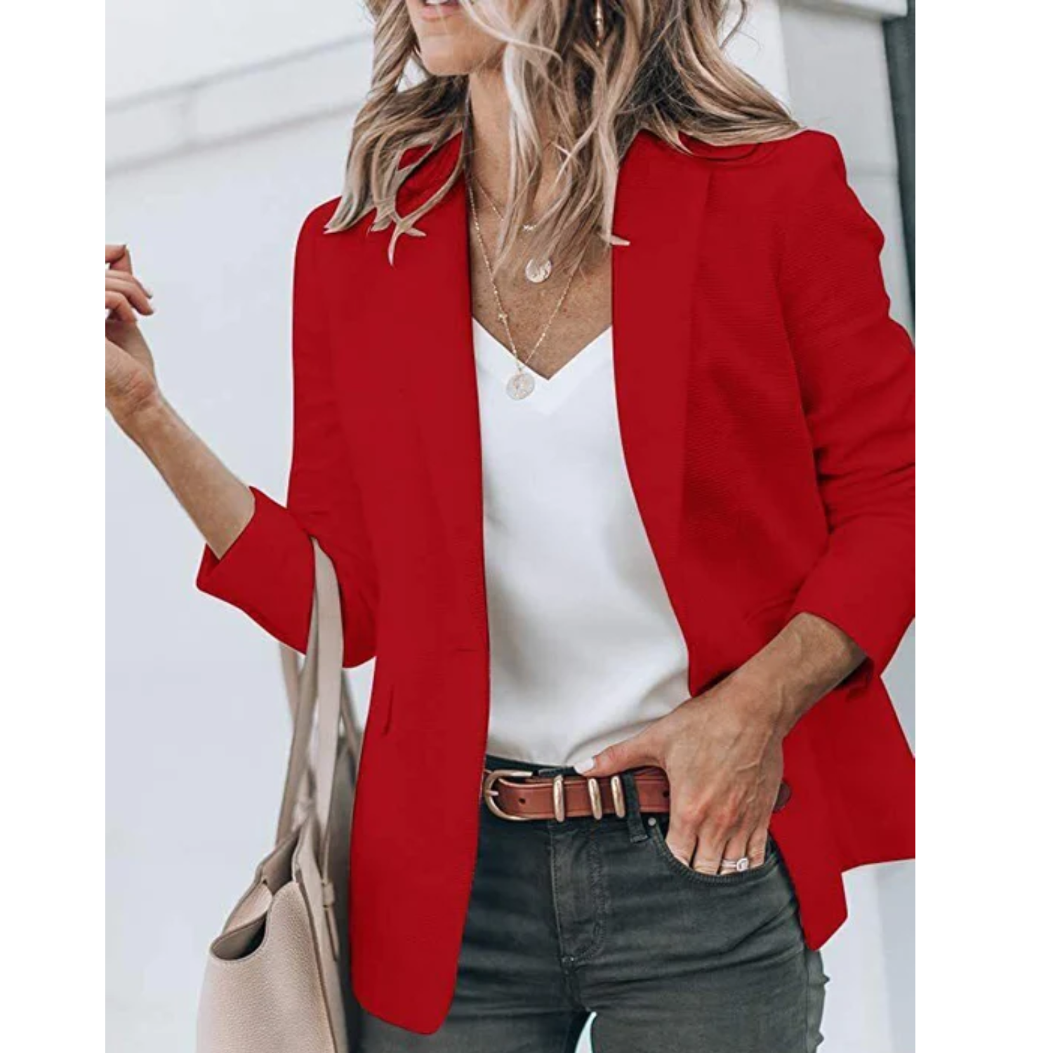 Erma | Sophisticated Fitted Tailored Classic Blazer
