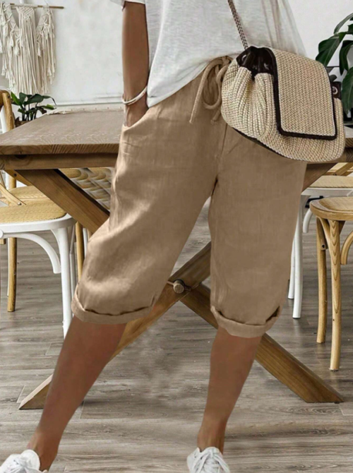 Women's Summer Shorts – Lightweight Drawstring Waist – Relaxed Fit Australia
