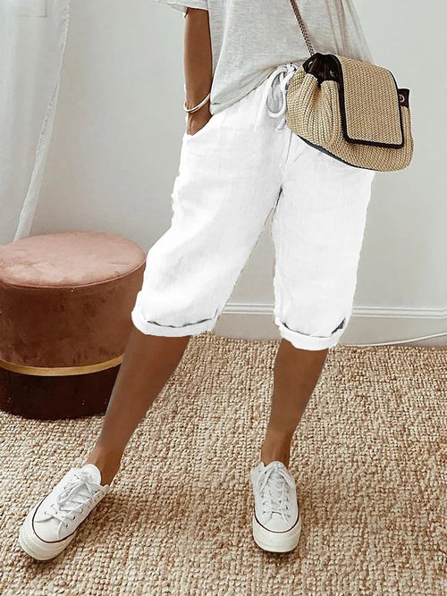 Women's Summer Shorts – Lightweight Drawstring Waist – Relaxed Fit Australia
