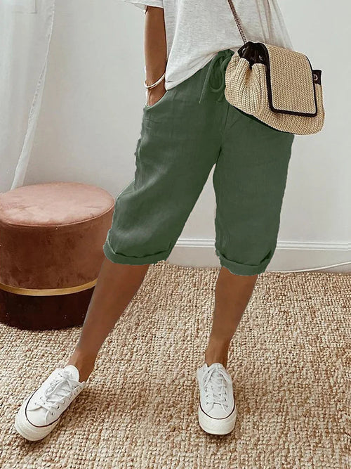 Women's Summer Shorts – Lightweight Drawstring Waist – Relaxed Fit Australia