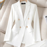Women's Blazer Set – Tailored Coordinated Outfit – Work & Occasion Australia in White