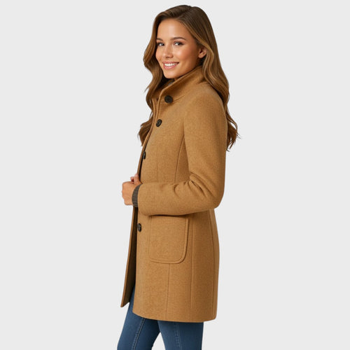 Women's Tailored Coat – Structured Warm – Winter Office Wear Australia