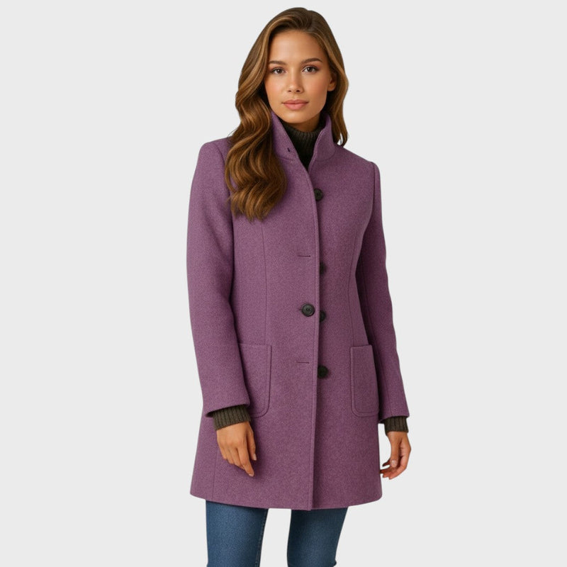Women's Tailored Coat – Structured Warm – Winter Office Wear Australia