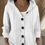 Women's Lightweight Cardigan – Open-Front Knit – Relaxed Layering Australia in White