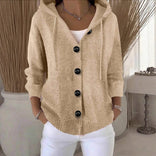 Women's Lightweight Cardigan – Open-Front Knit – Relaxed Layering Australia in Beige