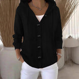 Women's Lightweight Cardigan – Open-Front Knit – Relaxed Layering Australia in Black