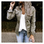 Women's Denim Jacket – Modern Casual Durable – Australia in Gray