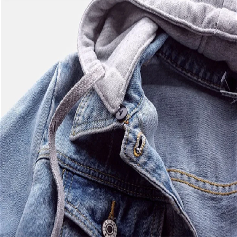 Luna | Stylish Casual Women's Denim Jacket with Removable Hood