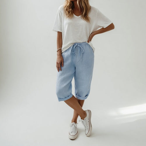 Women's Bermuda Shorts – Relaxed Knee-Length Stretch – Casual Australia