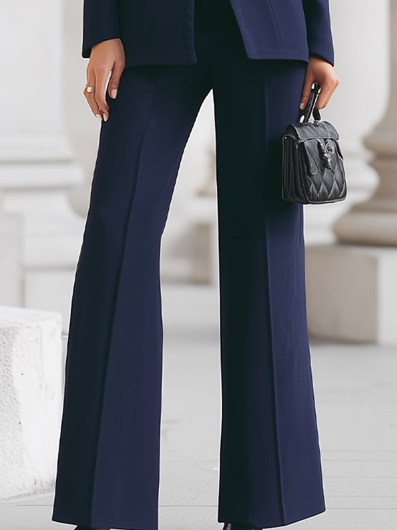 Women's Suit Set – Tailored Wide-Leg Trousers – Office Australia