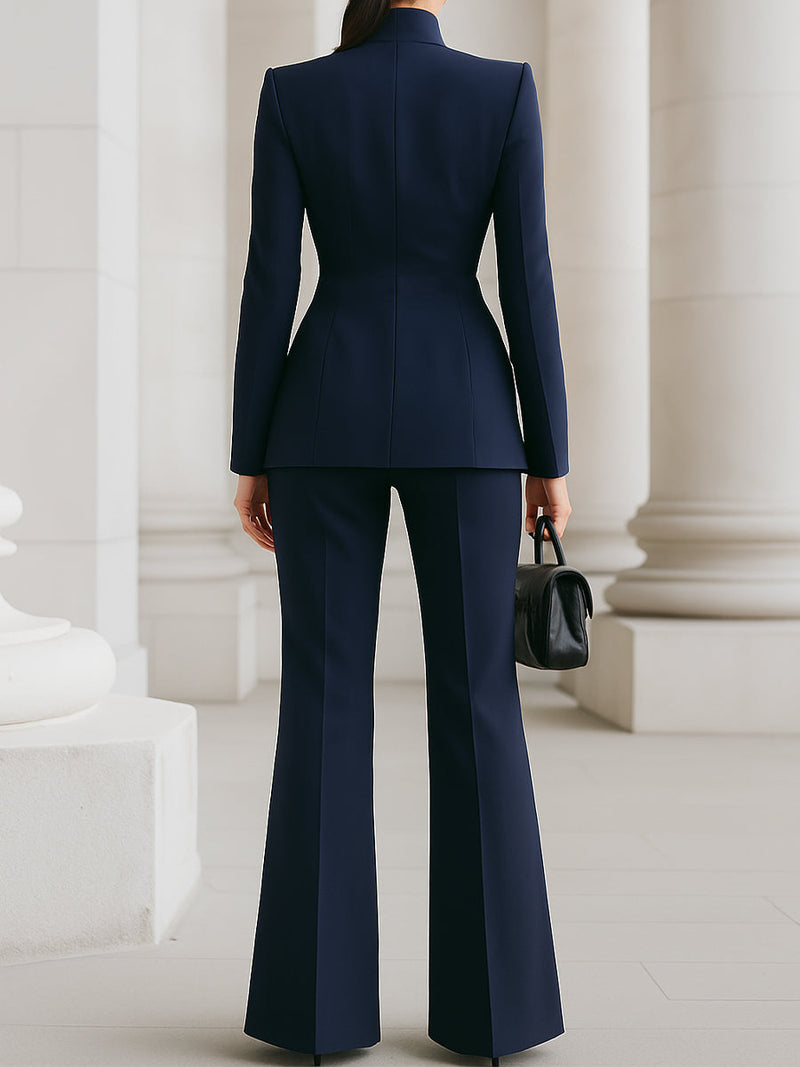 Women's Suit Set – Tailored Wide-Leg Trousers – Office Australia