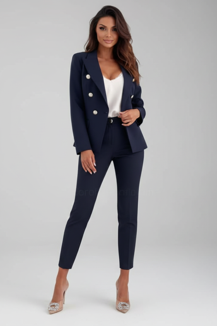 Women's Double-Breasted Suit Set – Tailored Structured – Office Australia