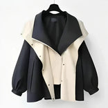 Women's Rain Jacket – Lightweight Breathable Water-Resistant Australia in Black