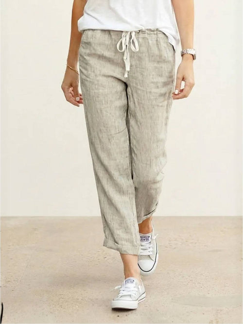 Women's Casual Pants – Relaxed Drawstring Waist – Everyday Australia