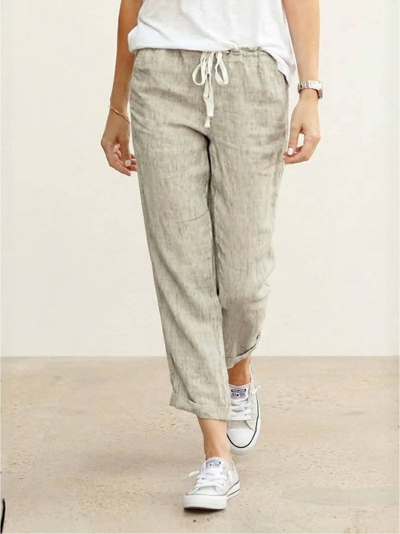 Women's Casual Pants – Relaxed Drawstring Waist – Everyday Australia