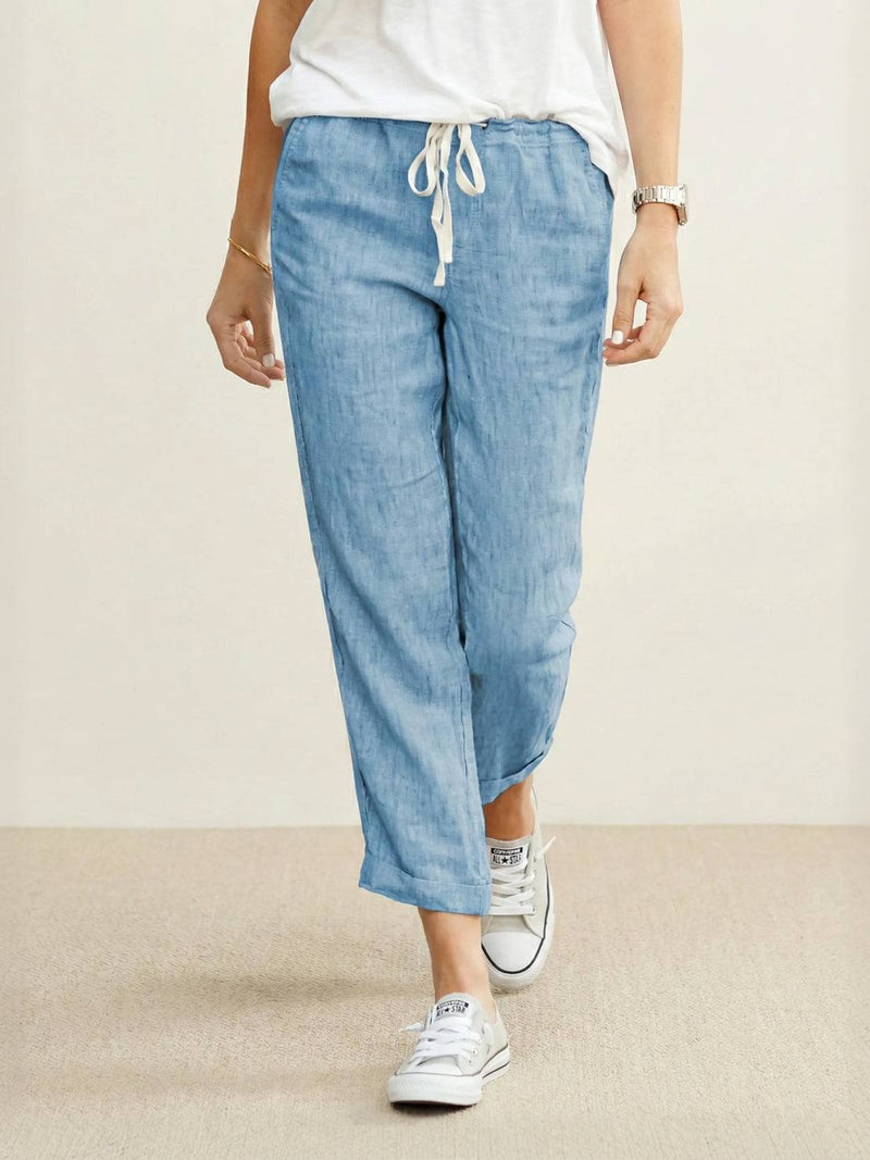Women's Casual Pants – Relaxed Drawstring Waist – Everyday Australia