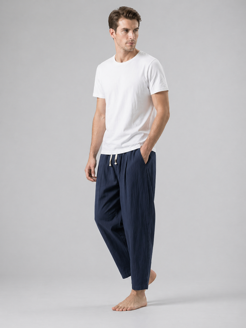 Men’s Cotton Comfortable Trousers – Casual Fit