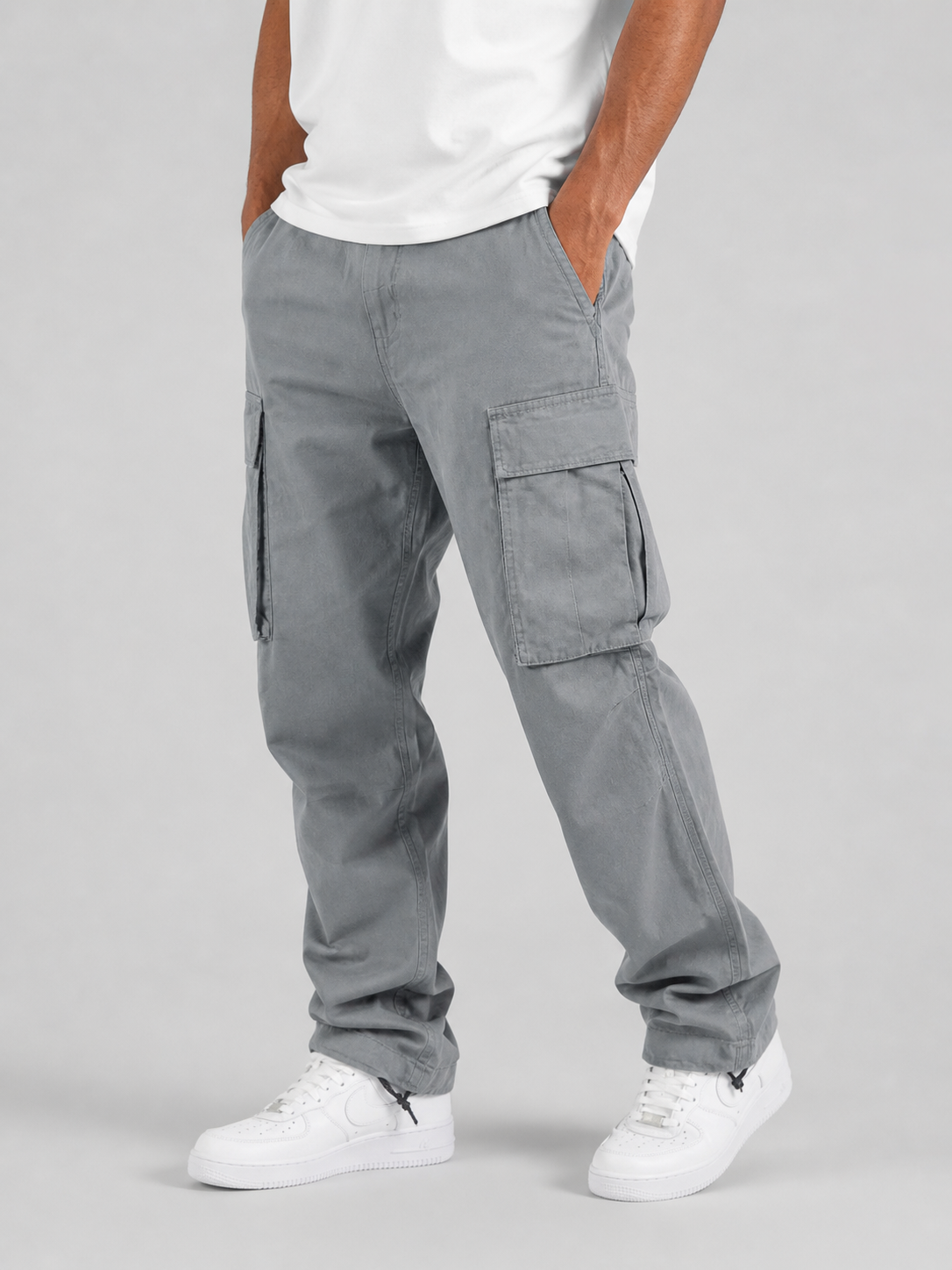 Men’s Relaxed Fit Cargo Trousers – Everyday Utility Style