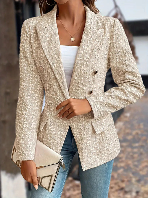Women's Double-Breasted Blazer – Tailored Structured Fit – Office Australia