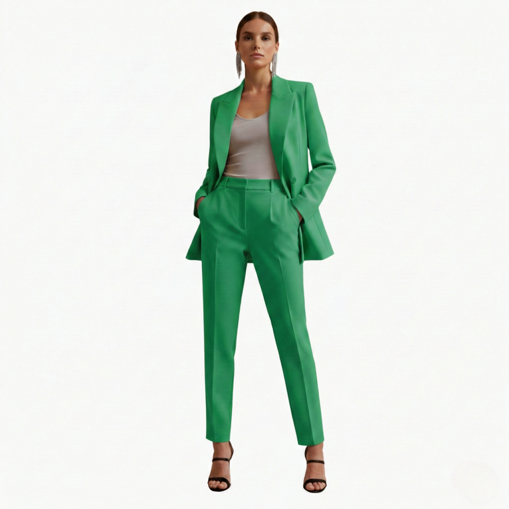 Veronique | Elegant Double-Breasted Tailored Women’s Suit Set
