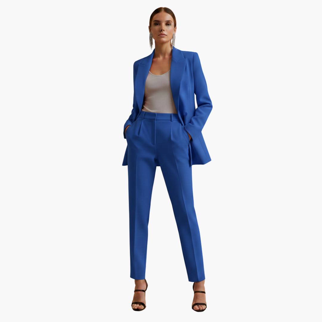 Veronique | Elegant Double-Breasted Tailored Women’s Suit Set