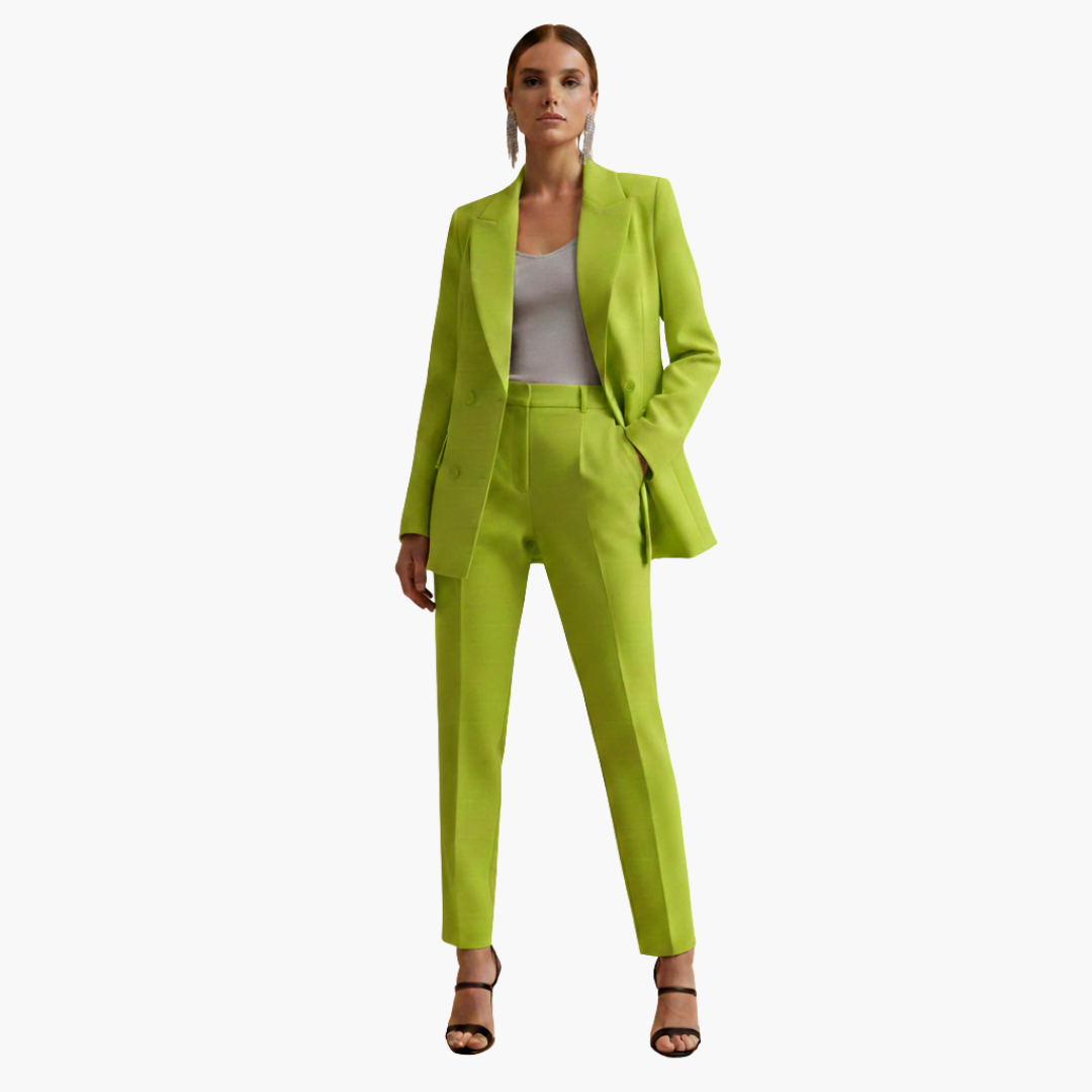 Veronique | Elegant Double-Breasted Tailored Women’s Suit Set