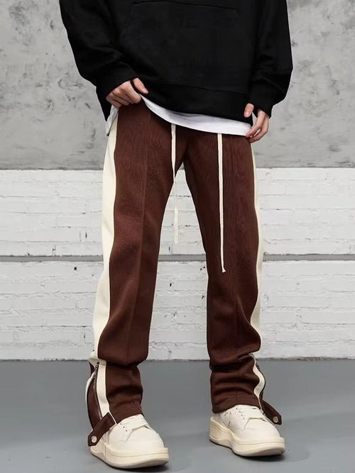 Sweatpants – Cotton Blend Wide-Leg – Men's Casual Streetwear Australia