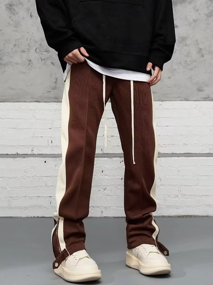 Sweatpants – Cotton Blend Wide-Leg – Men's Casual Streetwear Australia
