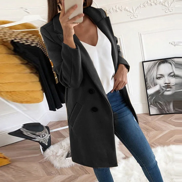 Women's Longline Blazer – Contemporary Tailored Fit – Smart Casual Australia