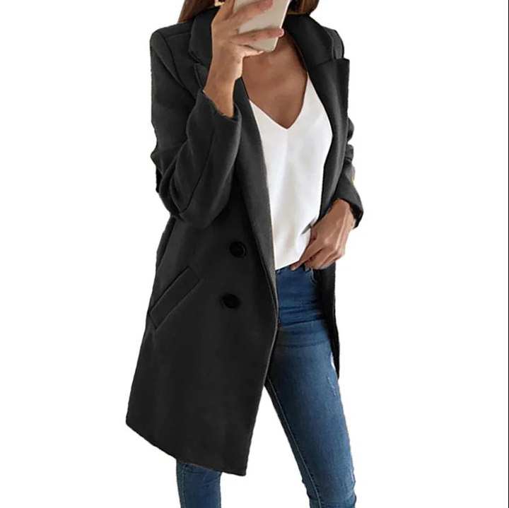 Women's Longline Blazer – Contemporary Tailored Fit – Smart Casual Australia