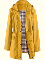 Women's Hooded Jacket – Soft Cozy Fit – Winter Casual Australia in Yellow