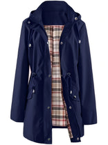 Women's Hooded Jacket – Soft Cozy Fit – Winter Casual Australia in Dark blue