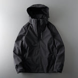 Windbreaker Jacket – Waterproof Packable – Regular Fit – Men's Outdoor Outerwear Australia in Black