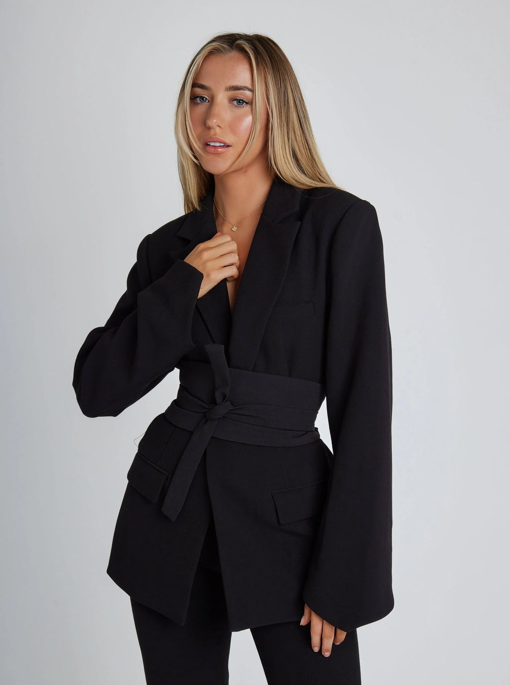 Valeria | Tailored Belted Blazer