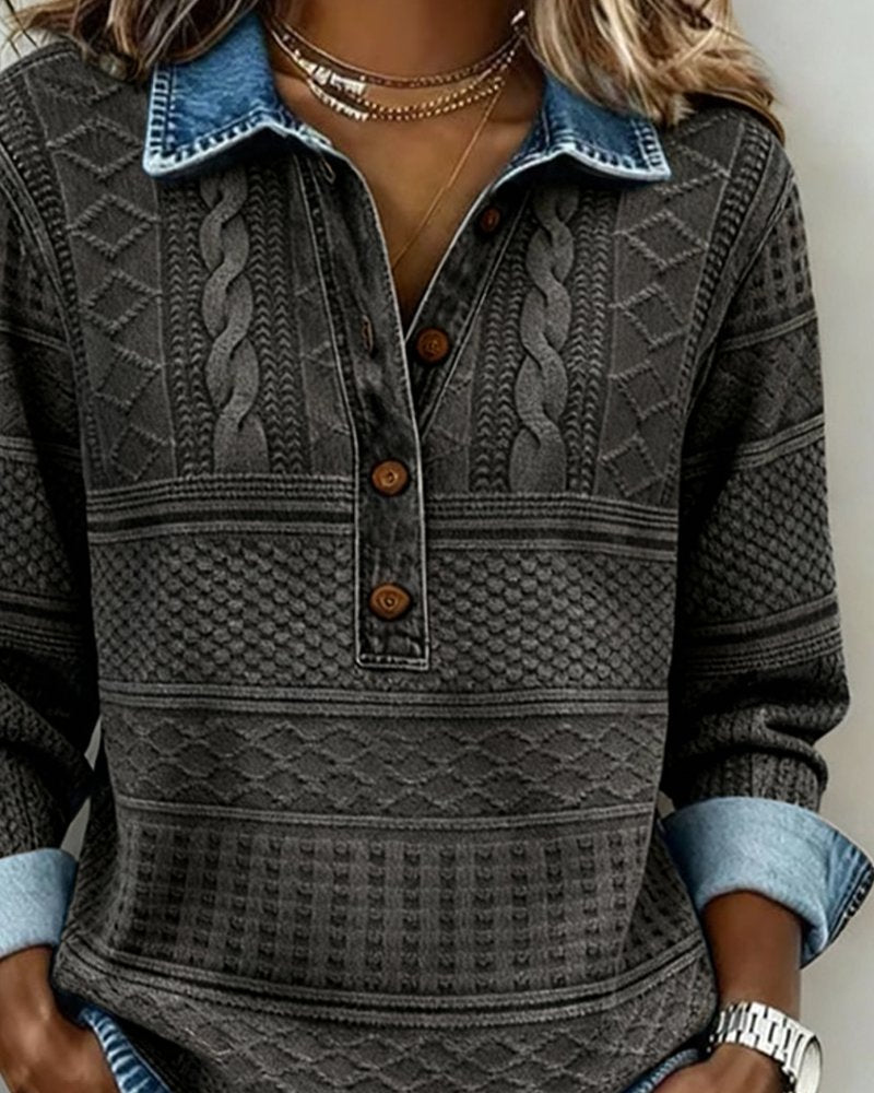 Women's Oversized Turtleneck Sweater - Cozy Knit