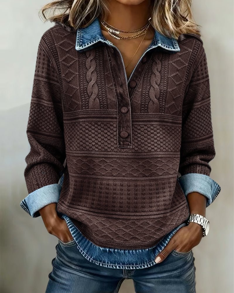 Women's Oversized Turtleneck Sweater - Cozy Knit