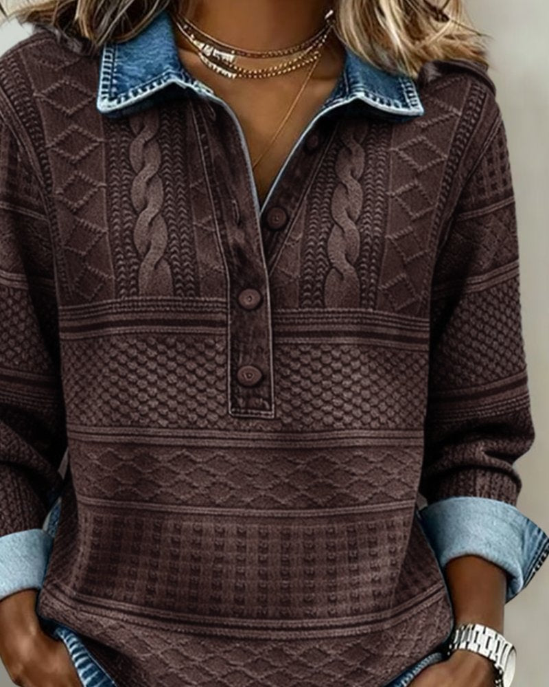 Women's Oversized Turtleneck Sweater - Cozy Knit