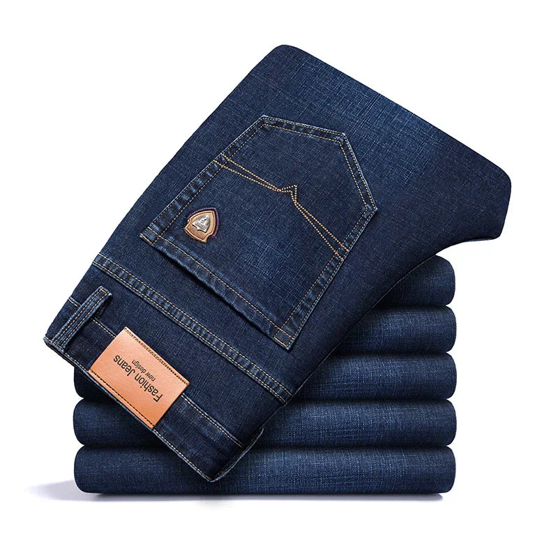 Denim Jeans – Stretch Cotton Straight Leg – Men's Casual Australia