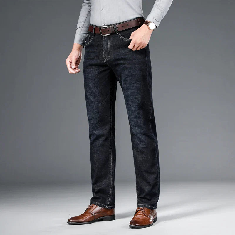 Denim Jeans – Stretch Cotton Straight Leg – Men's Casual Australia