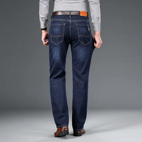 Denim Jeans – Stretch Cotton Straight Leg – Men's Casual Australia
