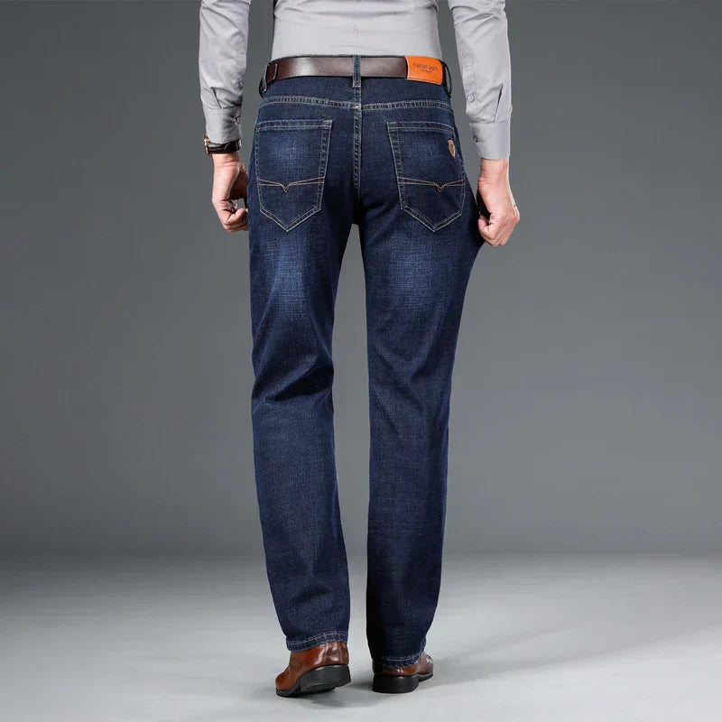 Denim Jeans – Stretch Cotton Straight Leg – Men's Casual Australia
