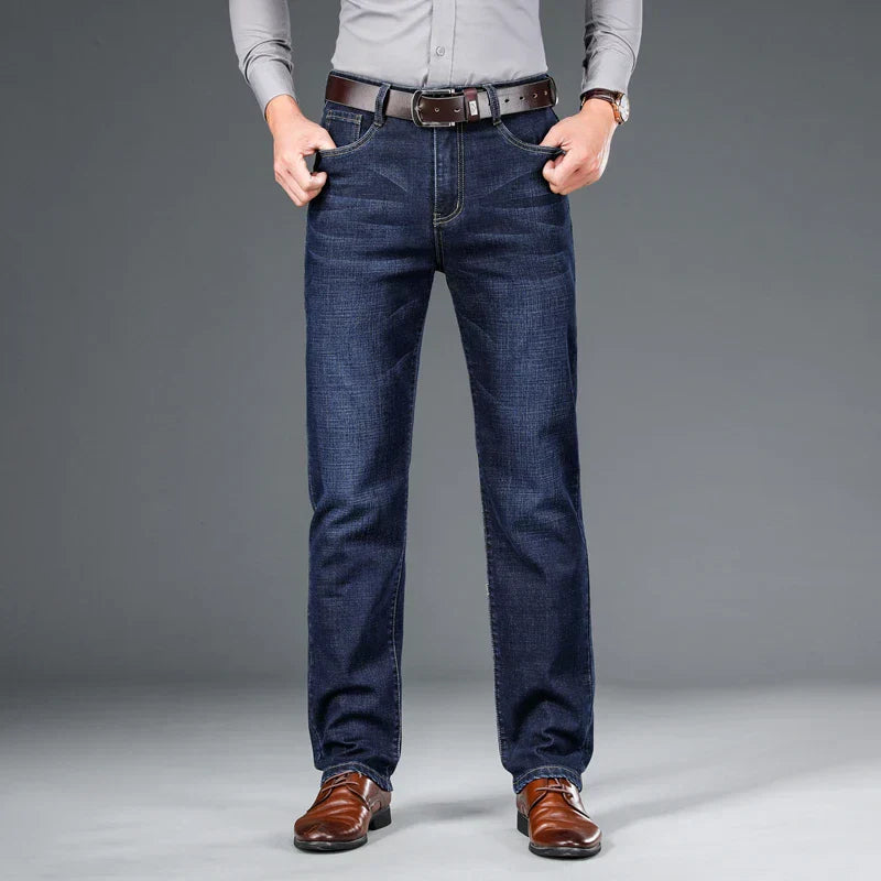 Denim Jeans – Stretch Cotton Straight Leg – Men's Casual Australia