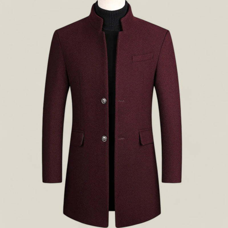 Long Stylish Coat – Classic Overcoat for Formal and Casual Elegance