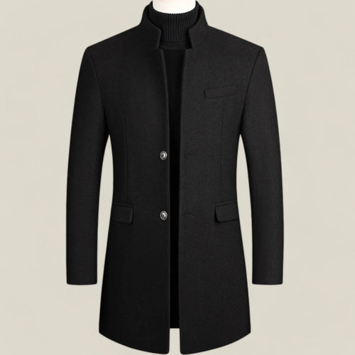 Long Stylish Coat – Classic Overcoat for Formal and Casual Elegance