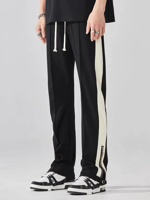 Sweatpants – Cotton Blend Wide-Leg – Men's Casual Streetwear Australia