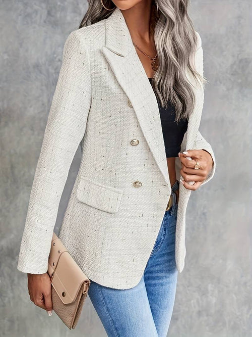 Women's Classic Blazer – Tailored Lapel Collar – Office Casual Australia