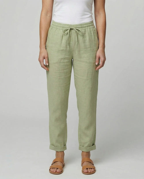 Women's Linen Trousers – Lightweight Breathable – Casual Australia
