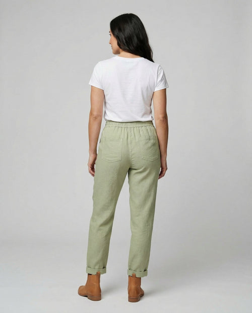 Women's Linen Trousers – Lightweight Breathable – Casual Australia
