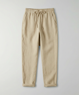 Women's Linen Trousers – Lightweight Breathable – Casual Australia in Beige